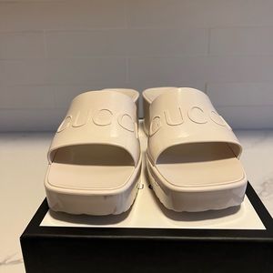 Gucci rubber Nero sandals